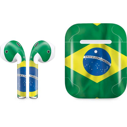 Brazil Flag Apple AirPods 2 Skin